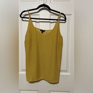 Banana Republic mustard yellow printed camisole NWOT